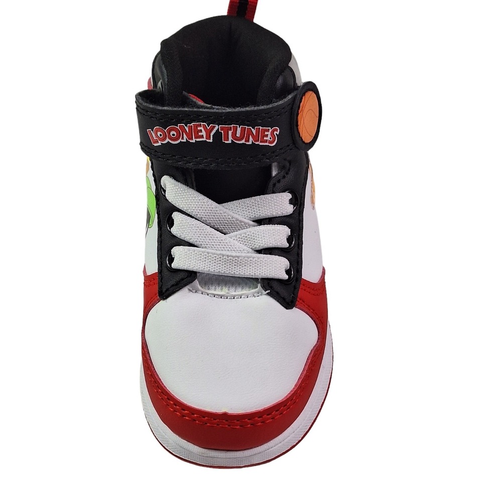 Looney Tunes High Top Shoes Size 9 (17cm) Little Kids Bugs Bunny Daffy Duck New - Picture 9 of 16